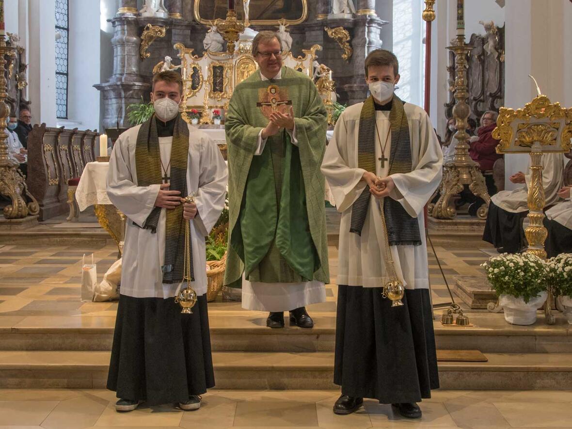 Ministranten Gottesdienst in St. Peter