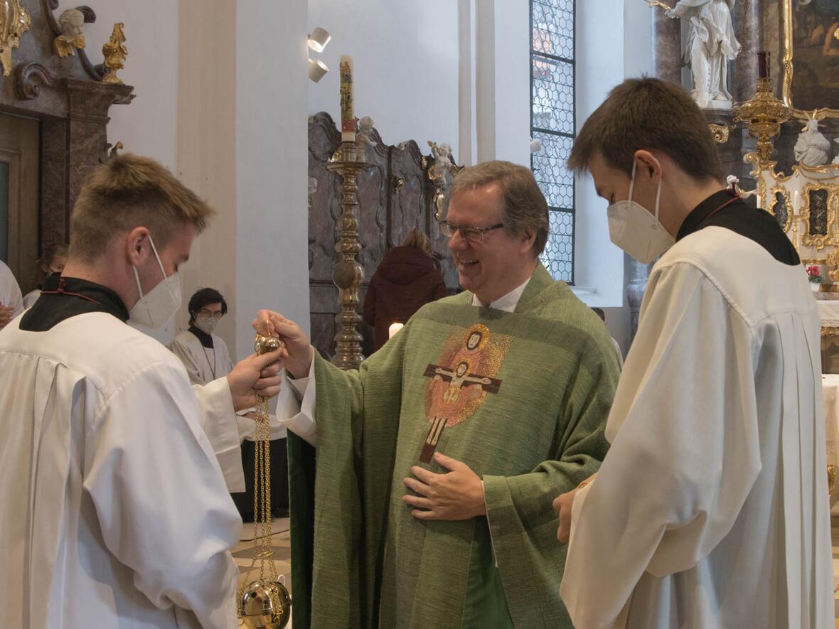 Ministranten Gottesdienst in St. Peter