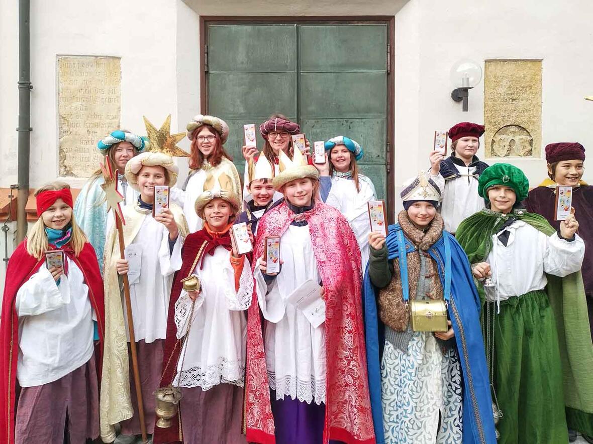 Aussendung der Sternsinger 2022