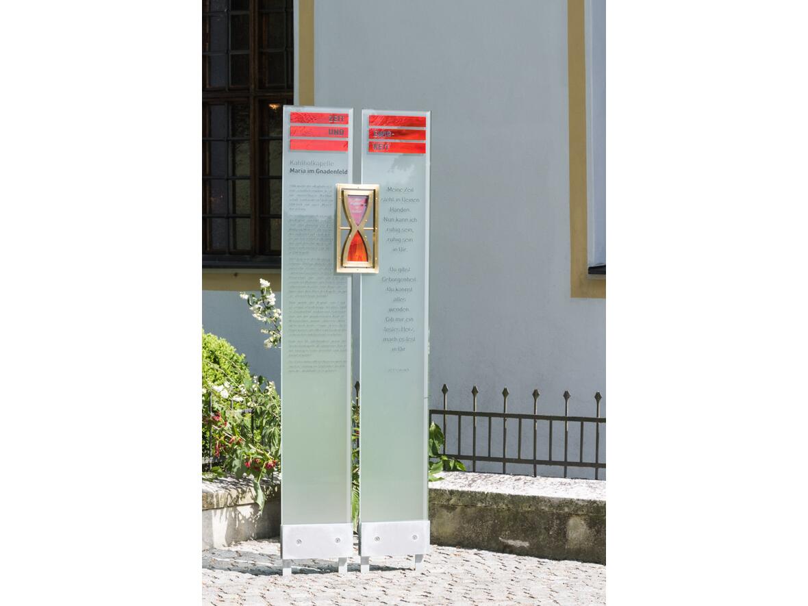 Die Stele zum Gedenken an Franz Felbermeir