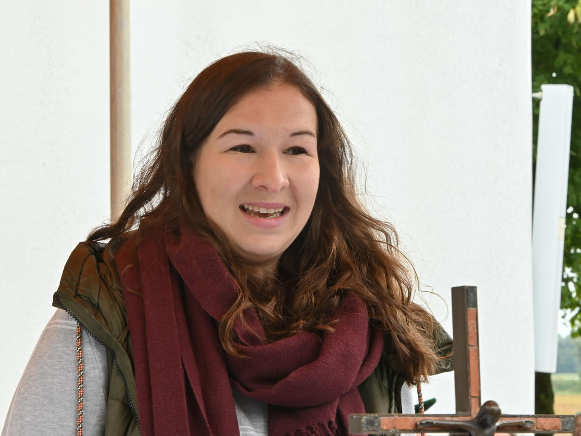 Pastoralssistentin Laura Kolb ("... wieder eine Schwäbin.")