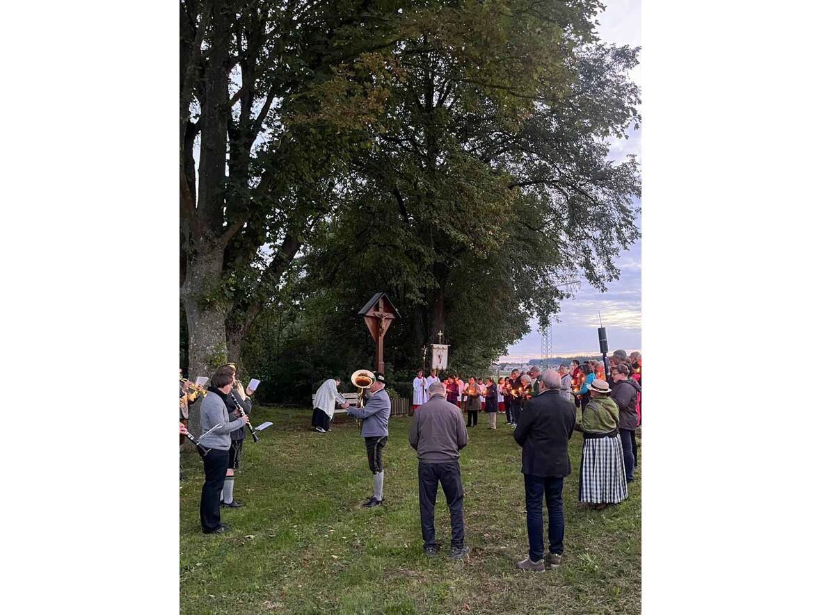 Lichterprozession beim Kahlhoffest 2022