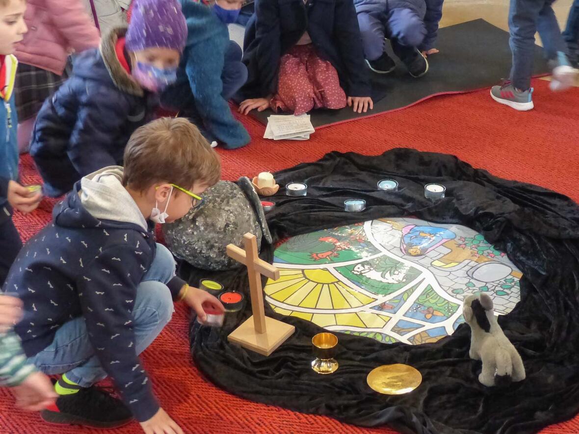 Kinder-Osterfeier in der Hofkirche