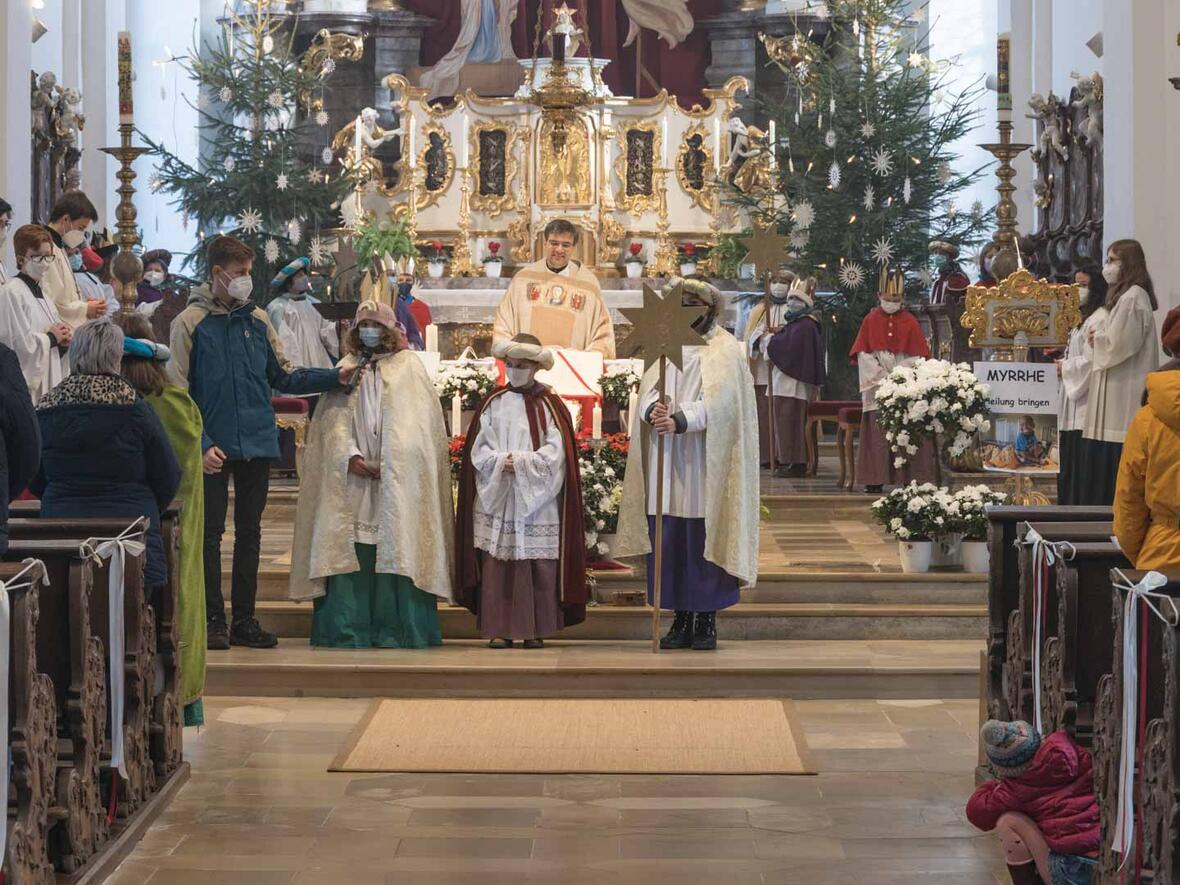 Sternsinger Gottesdienst in St. Peter