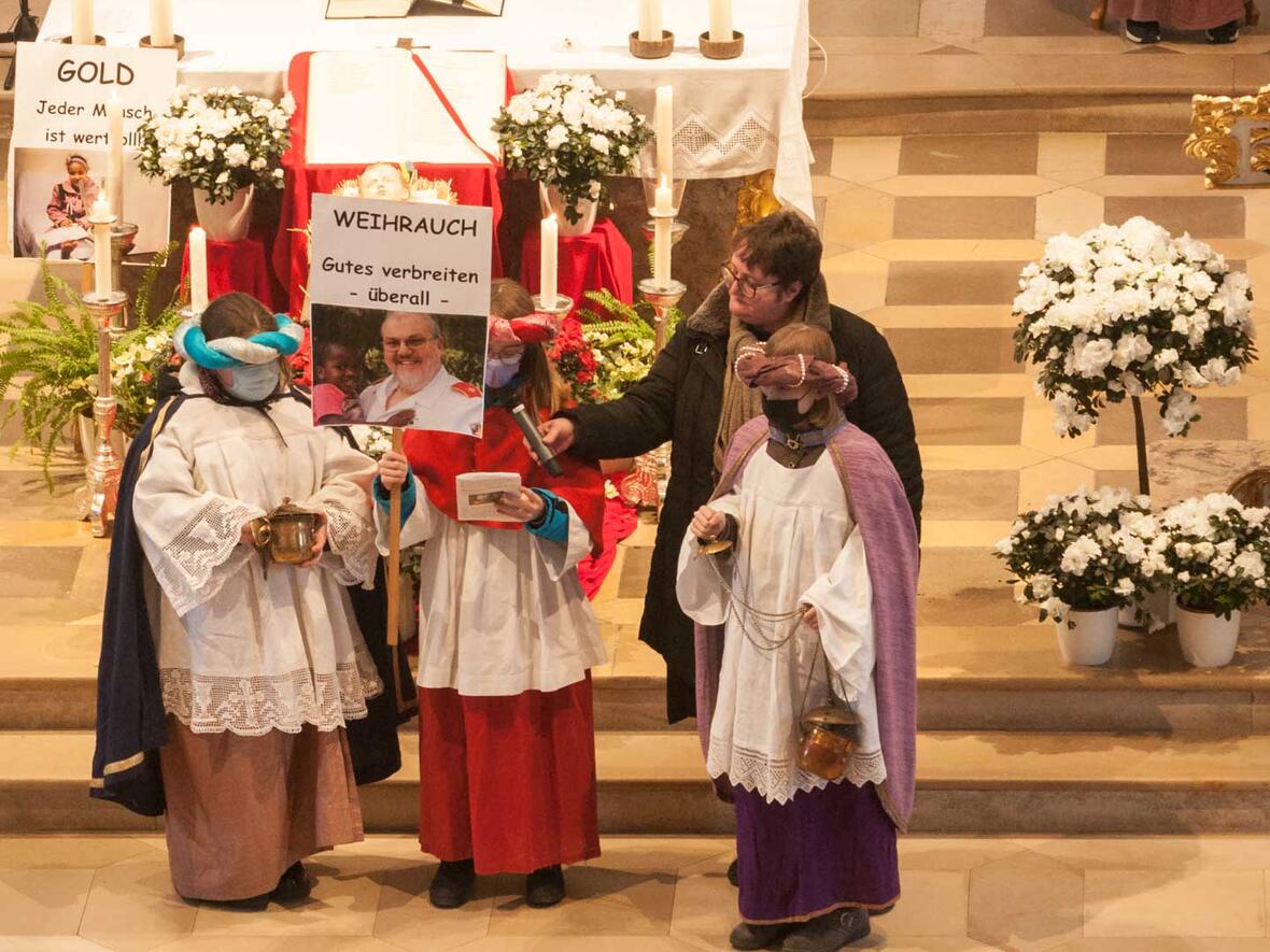 Sternsinger Gottesdienst in St. Peter