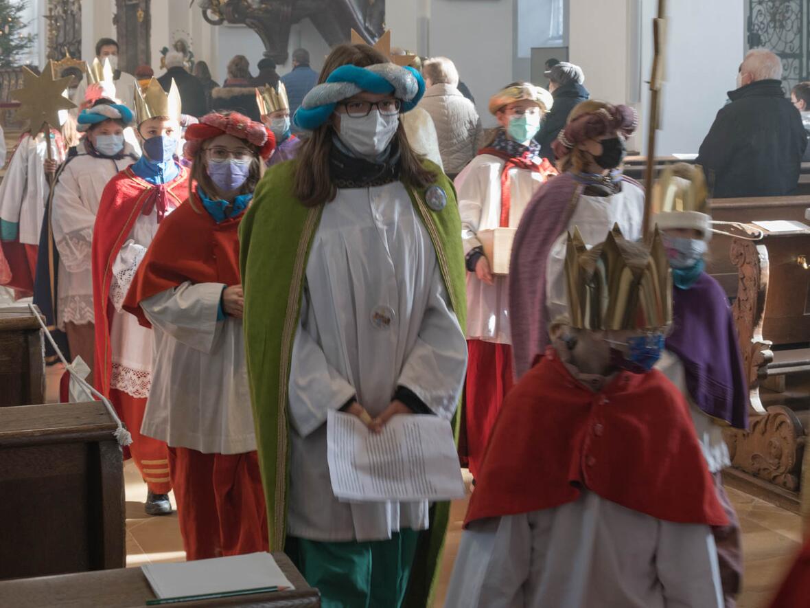 Sternsinger Gottesdienst in St. Peter