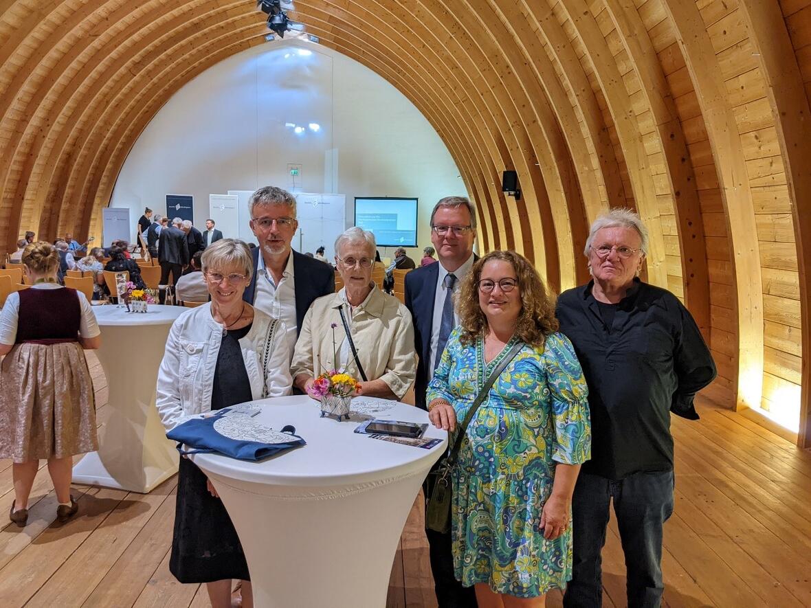 Das erfolgreiche Team v. l.: Maria Heil, Georg Gabriel, Marianne Gremmelspacher, Pfarrer Herbert Kohler, Ulrike Buller-Lörsch, Michael Kühnlein sen.