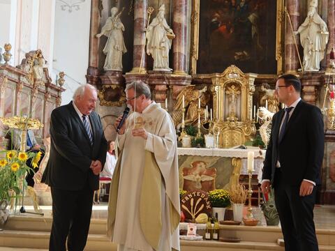 Erntedankfest mit Stabübergabe der Kirchenmusiker