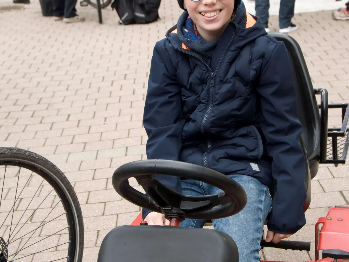 Strahlende Gesichter nach der Segnung