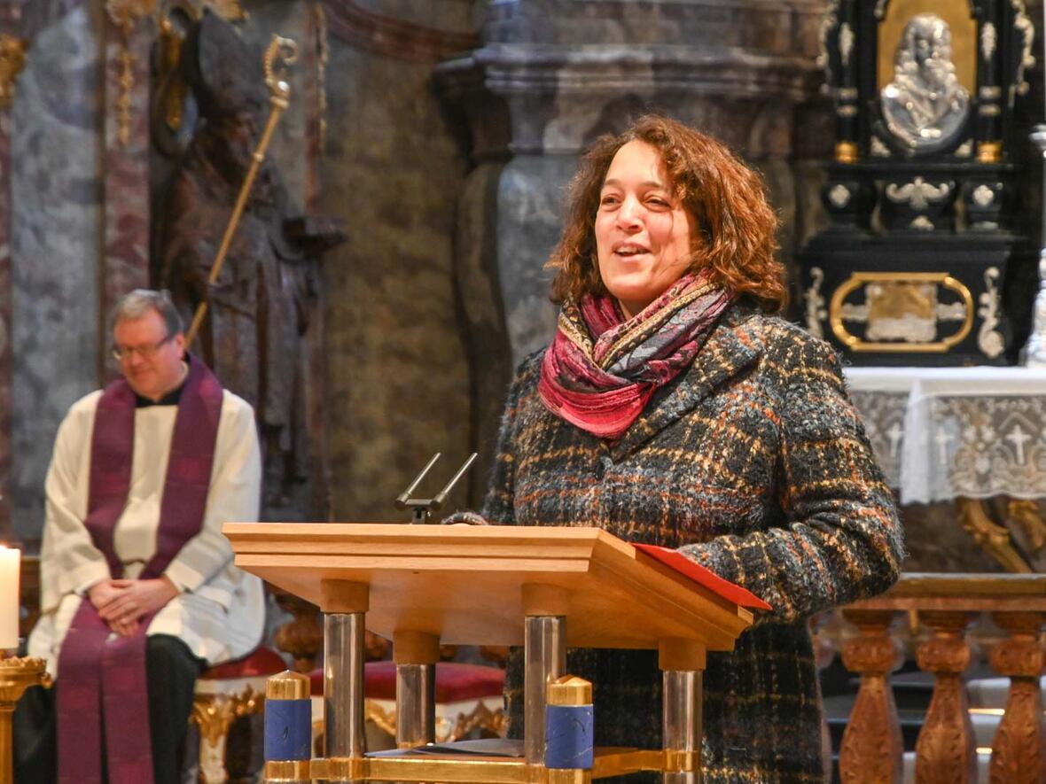 Die Predigerin Dr. Katrin Brockmöller.