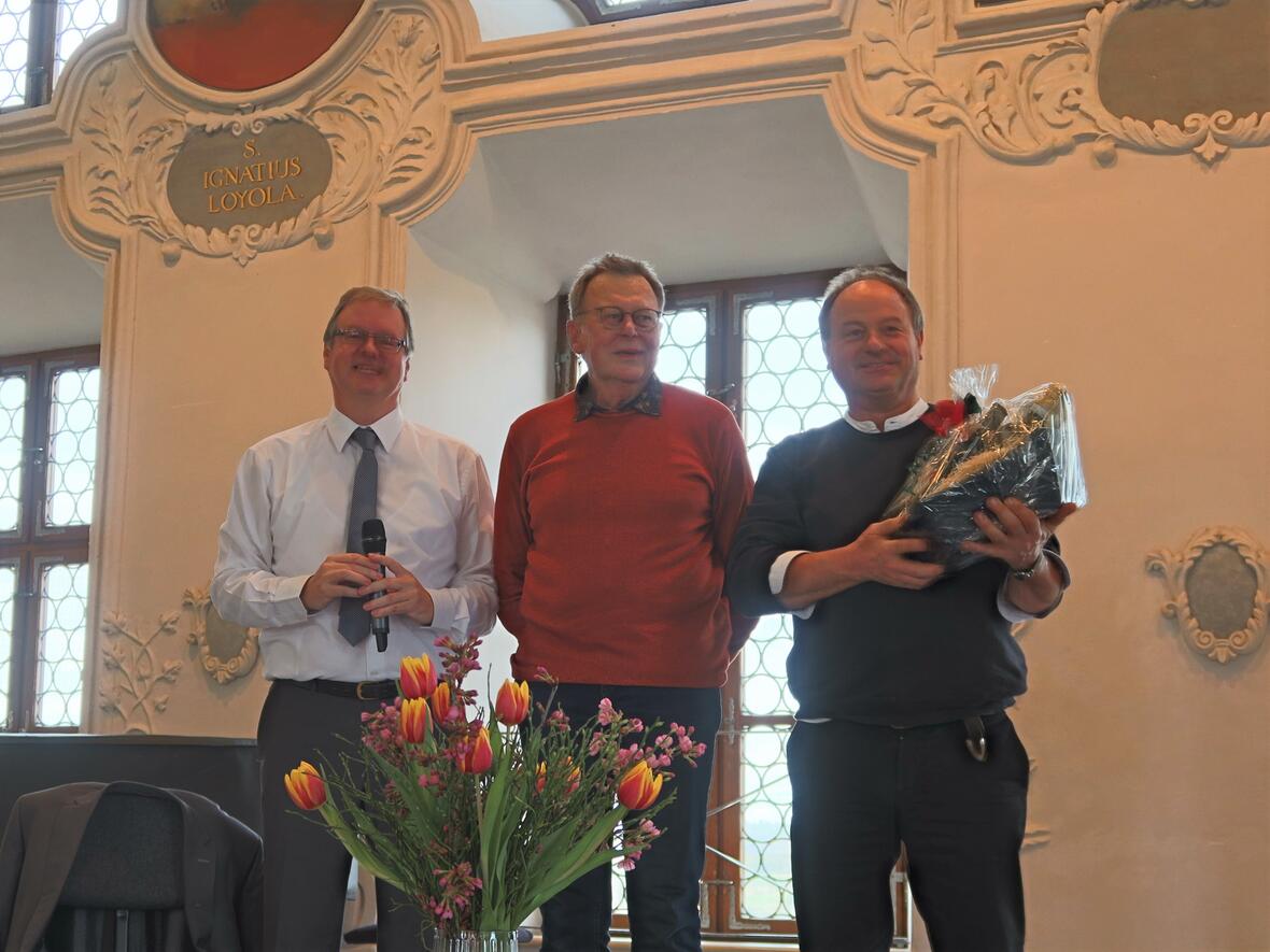 Ehrung und Verabschiedung des langjährigen Webmasters Wolfgang Böhm