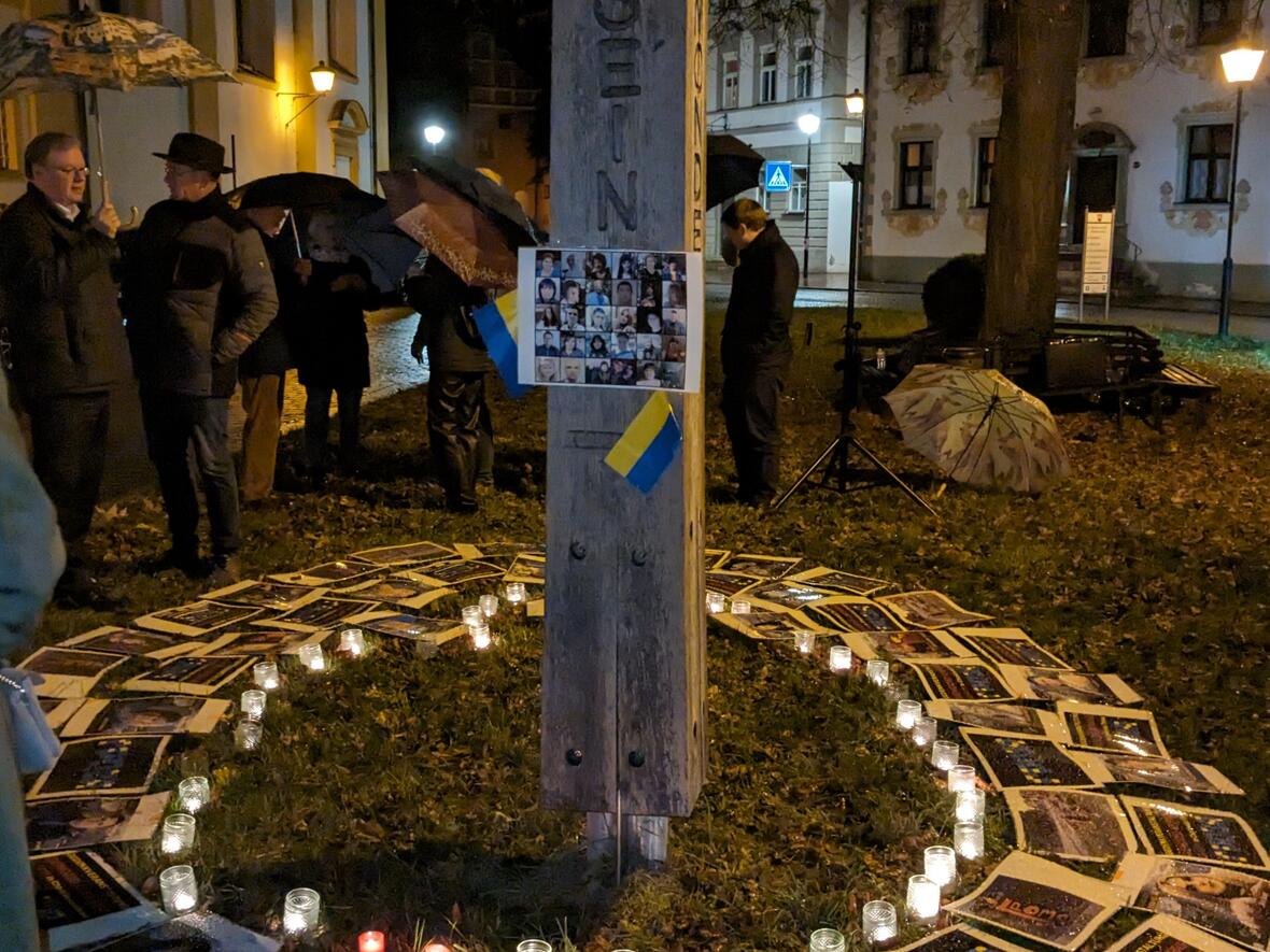 Gedenken an Opfer des Ukrainekriegs