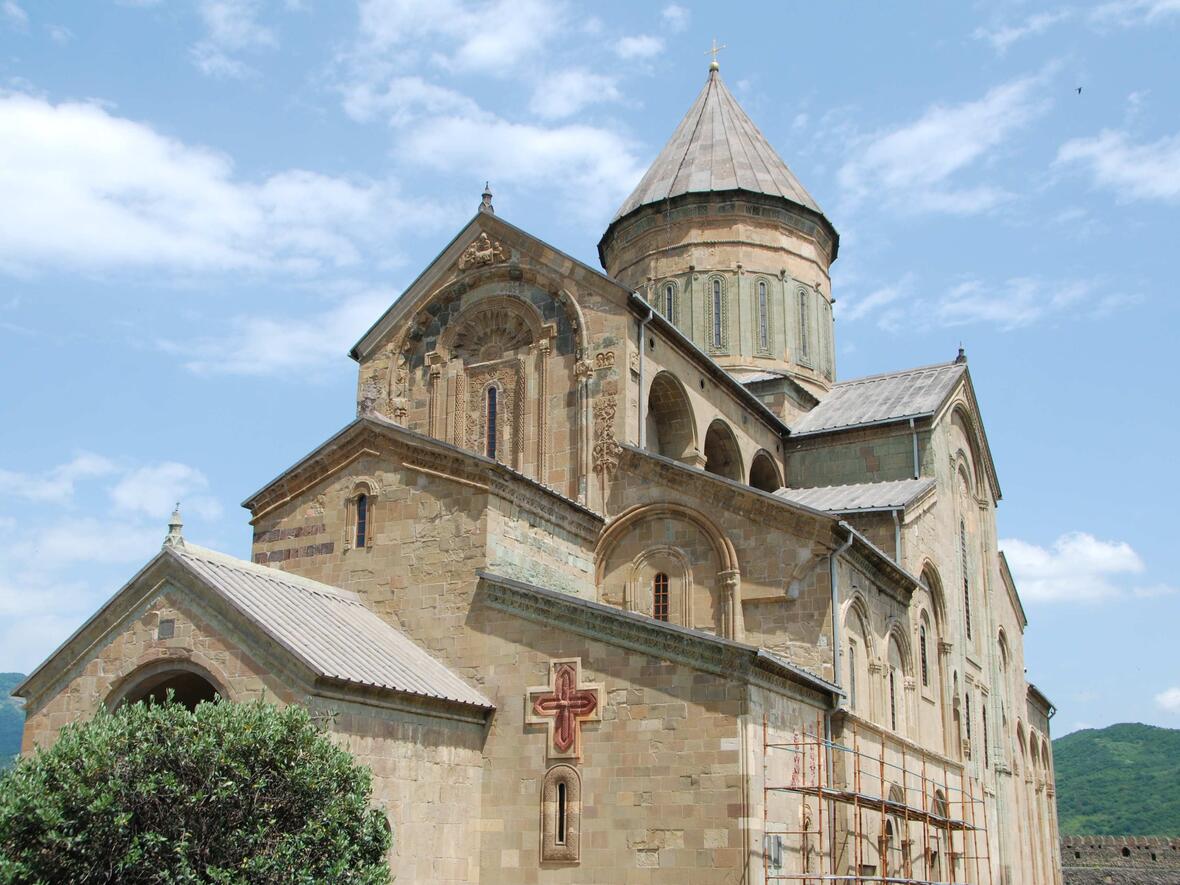 Prachtvolle Kirchen wie die Kathedrale in Mtskheta