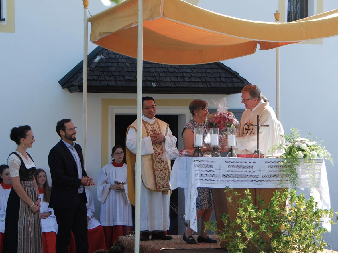 Kahlhoffest 2023 Glückwunsch zu 30 Jahren Mesnerdienst