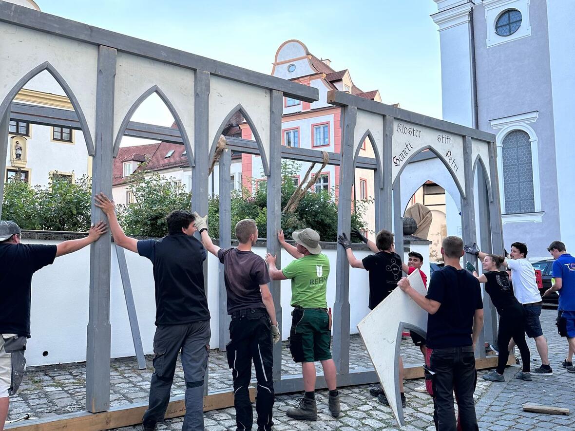 Schlossfest 2023 Aufbau