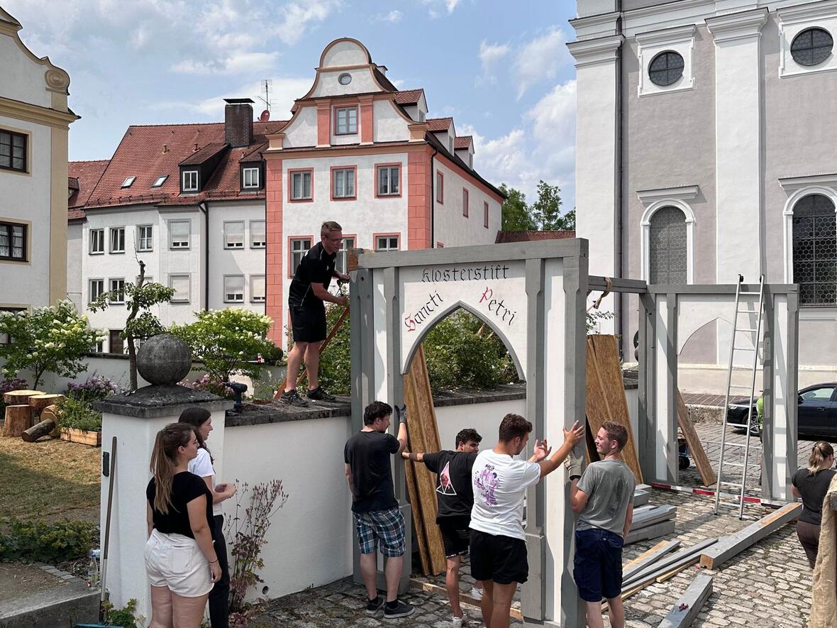 Schlossfest 2023 Aufbau