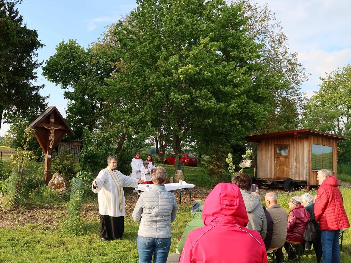 Bittmesse beim Kreuz am Bullbug