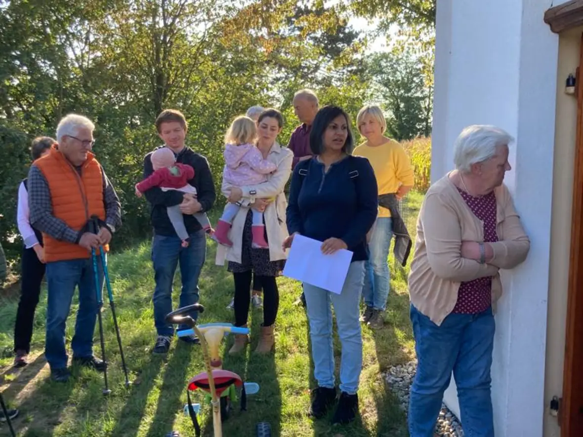 Ein kurzer Stopp an der Weigl-Kapelle
