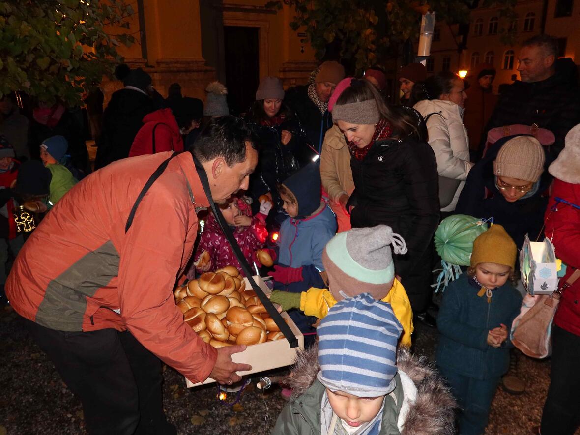 Am Ende bekamen die Kinder Gelegenheit zum Teilen.