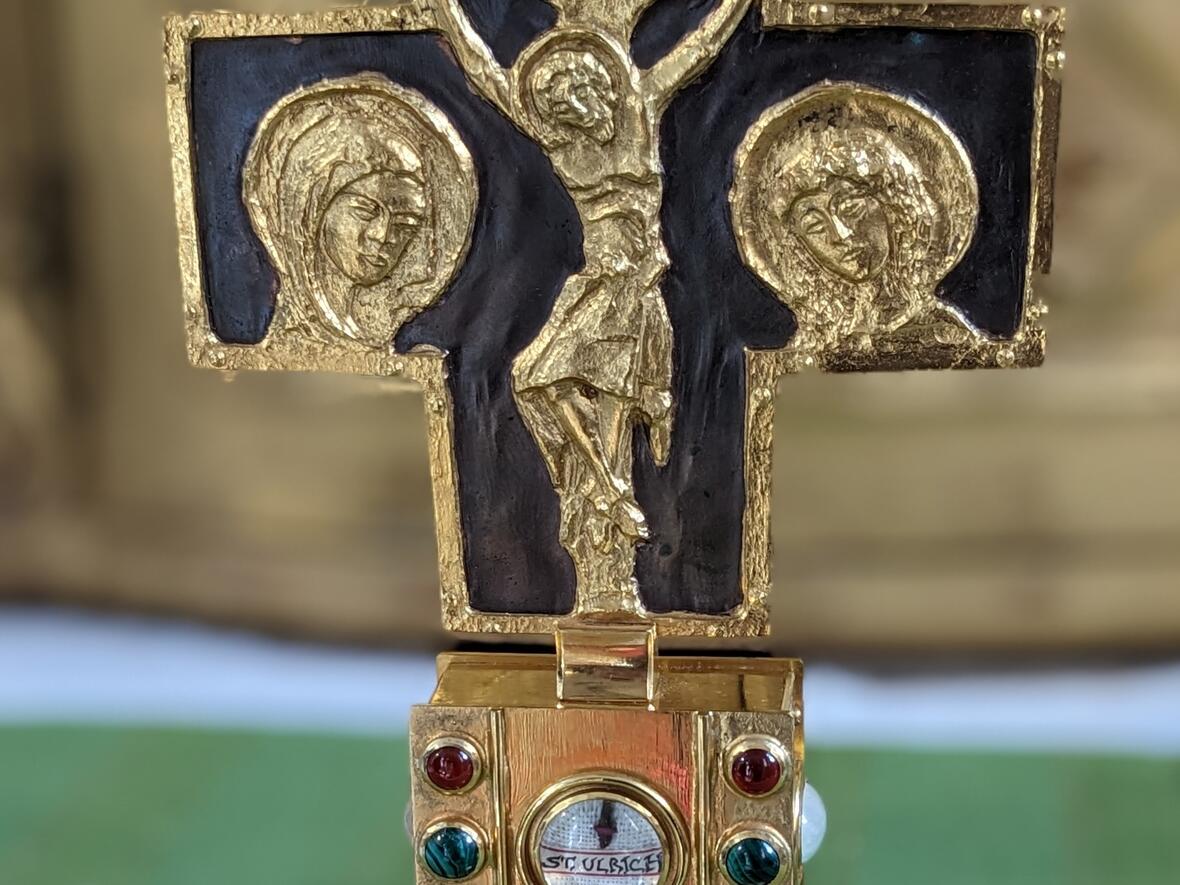 Am Kirchweihsonntag war das Ulrichskreuz in Neuburg.