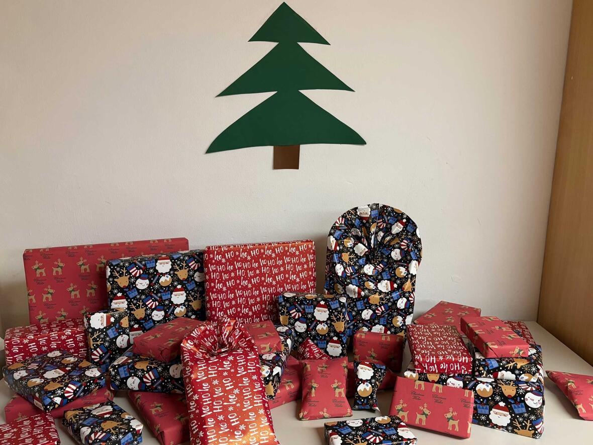 Ein schöner Geschenketisch!