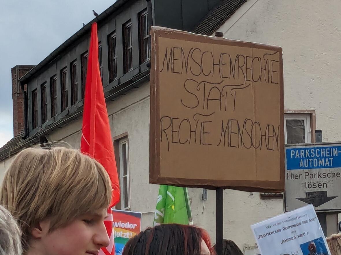 Demo für Demokratie und Vielfalt