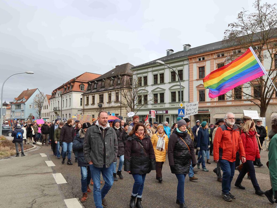 Demo für Demokratie und Vielfalt