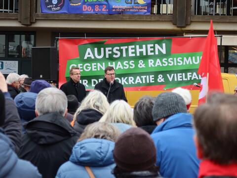 Demo für Demokratie und Vielfalt