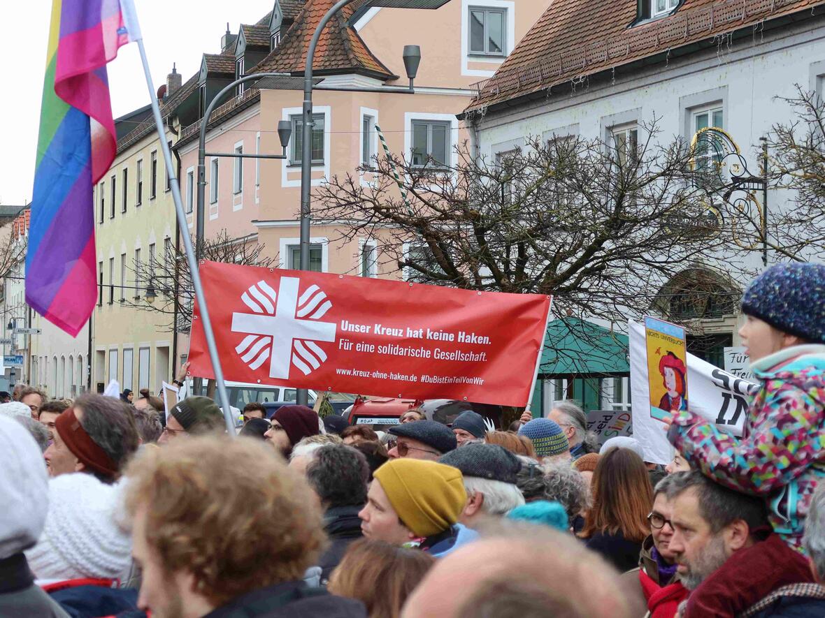 Demo für Demokratie und Vielfalt