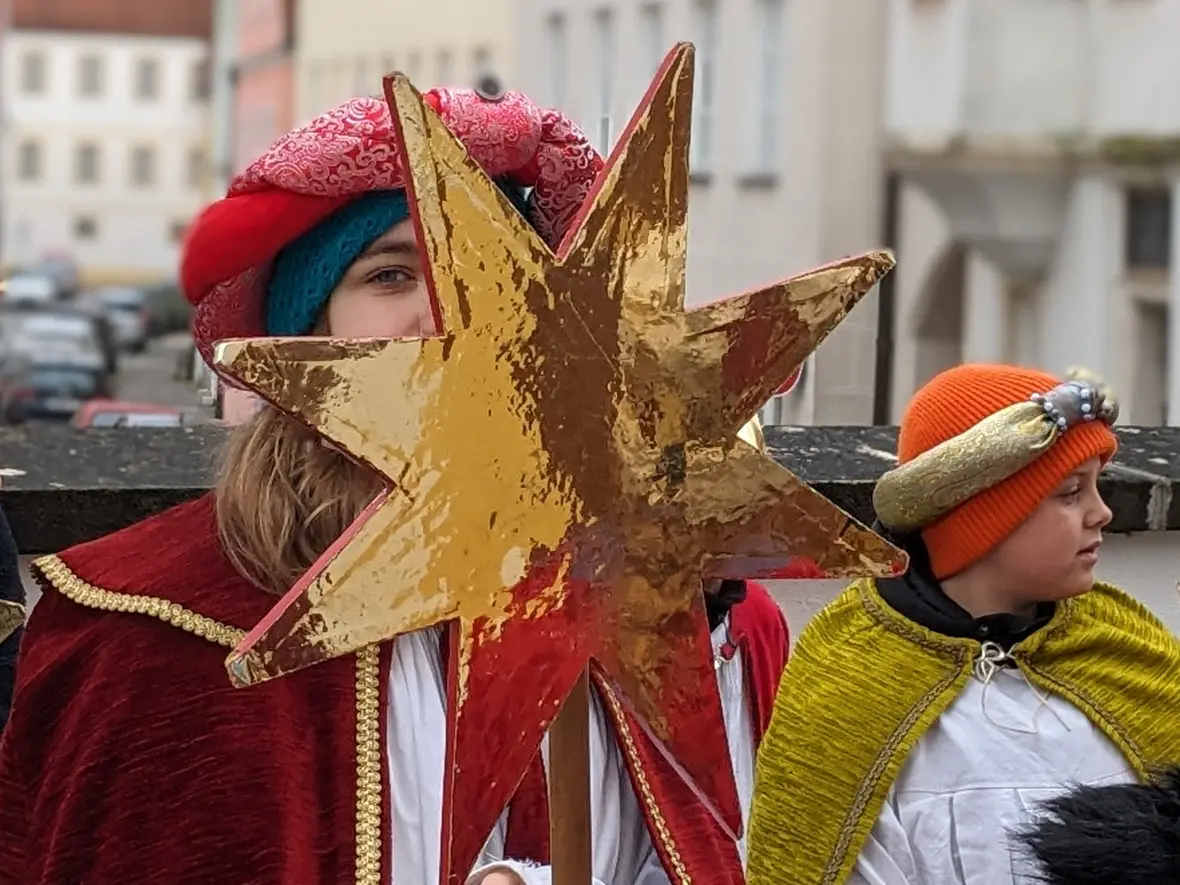 Der Stern weist den Weg.