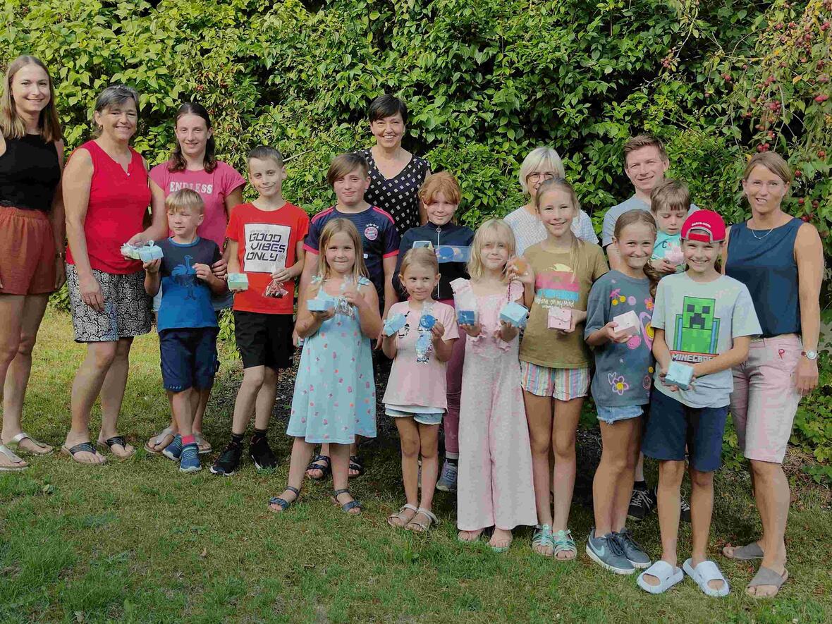 Die Freude war allen anzusehen.