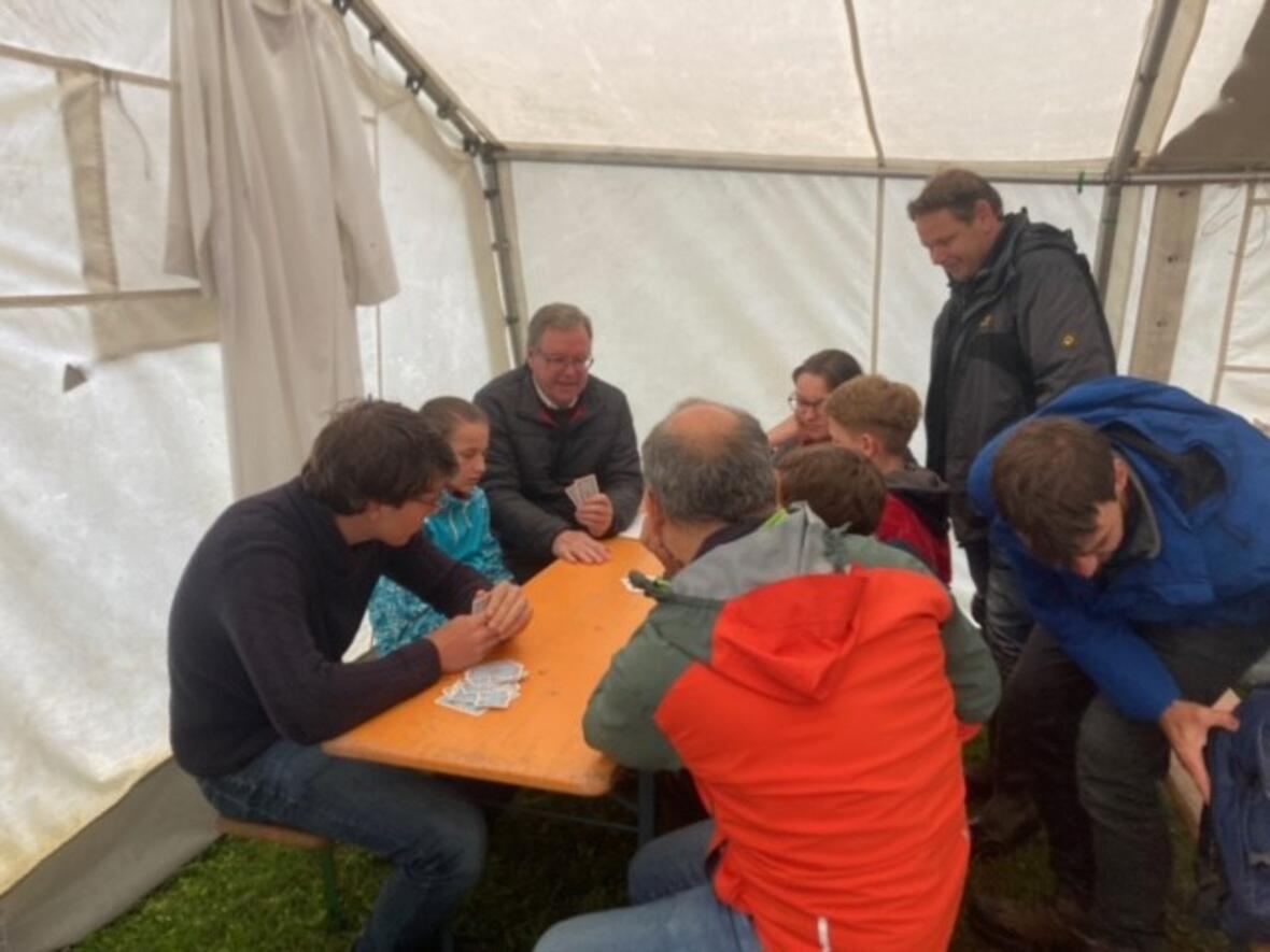 Kolpingfamilienzeltlager 2024 ... und Kartenspiele - für jeden war was geboten.