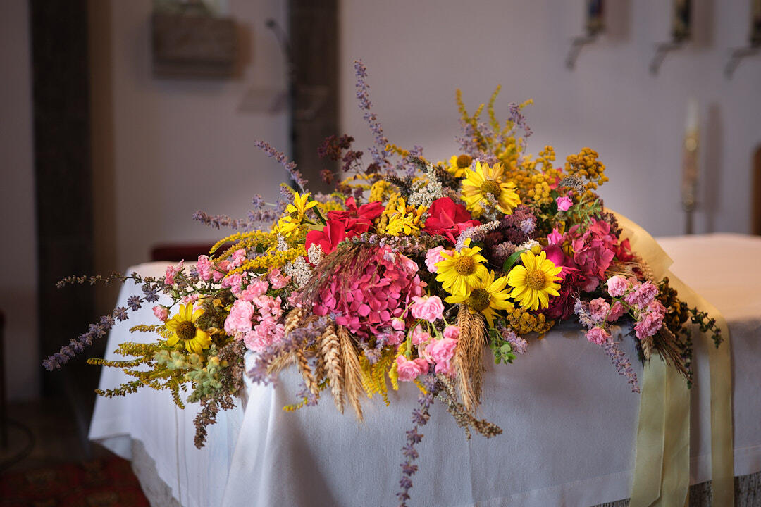 Prachtvolle Kräuterbüschel