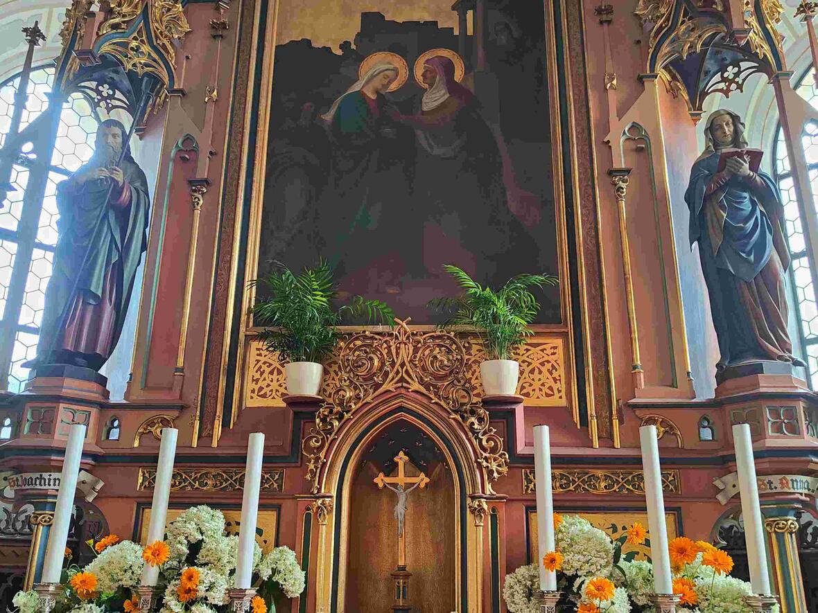 Mariä Heimsuchung - Altarbild in Rohrenfels