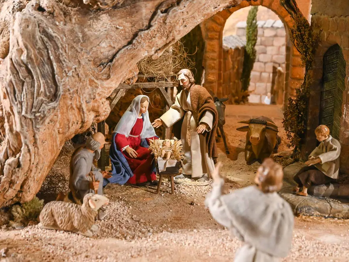 Das Kind in der Krippe