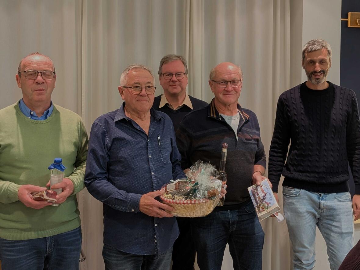 Die drei Erstplazierten brachten jeden Menge Spielerfahrung mit.