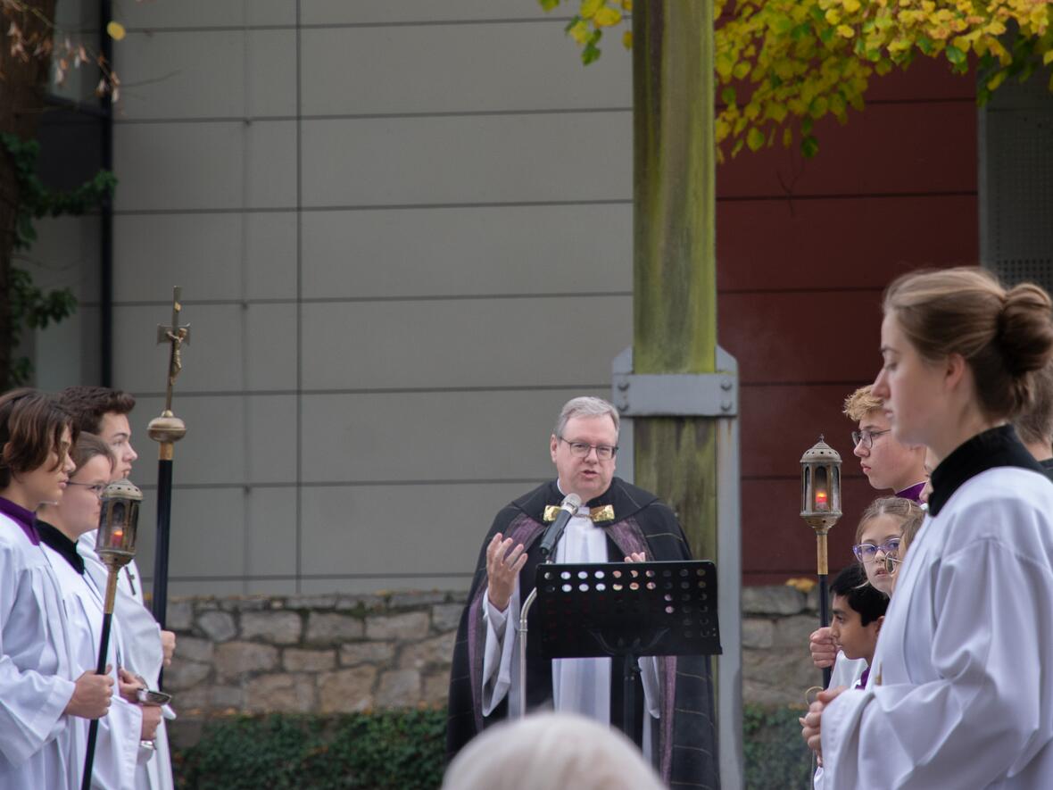 Die Ansprache von Pfarrer Kohler