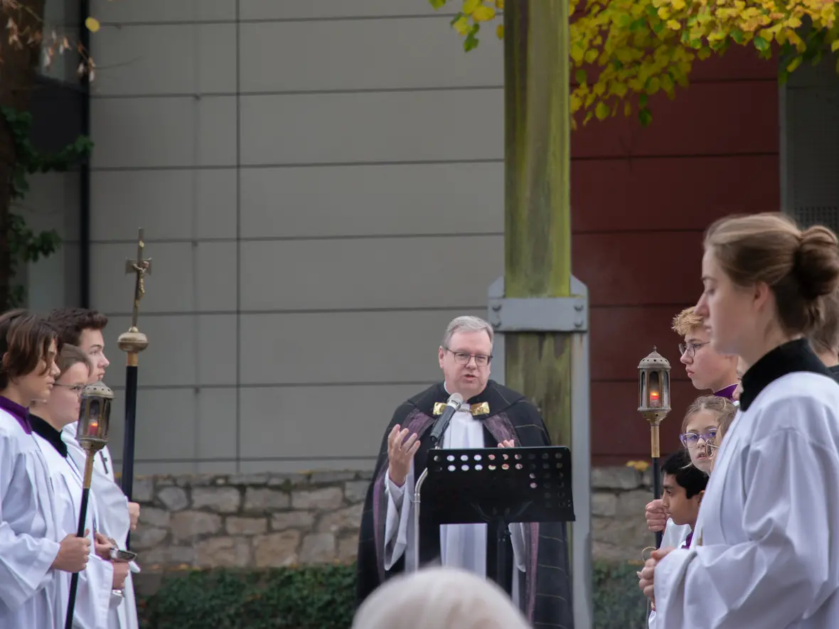 Die Ansprache von Pfarrer Kohler