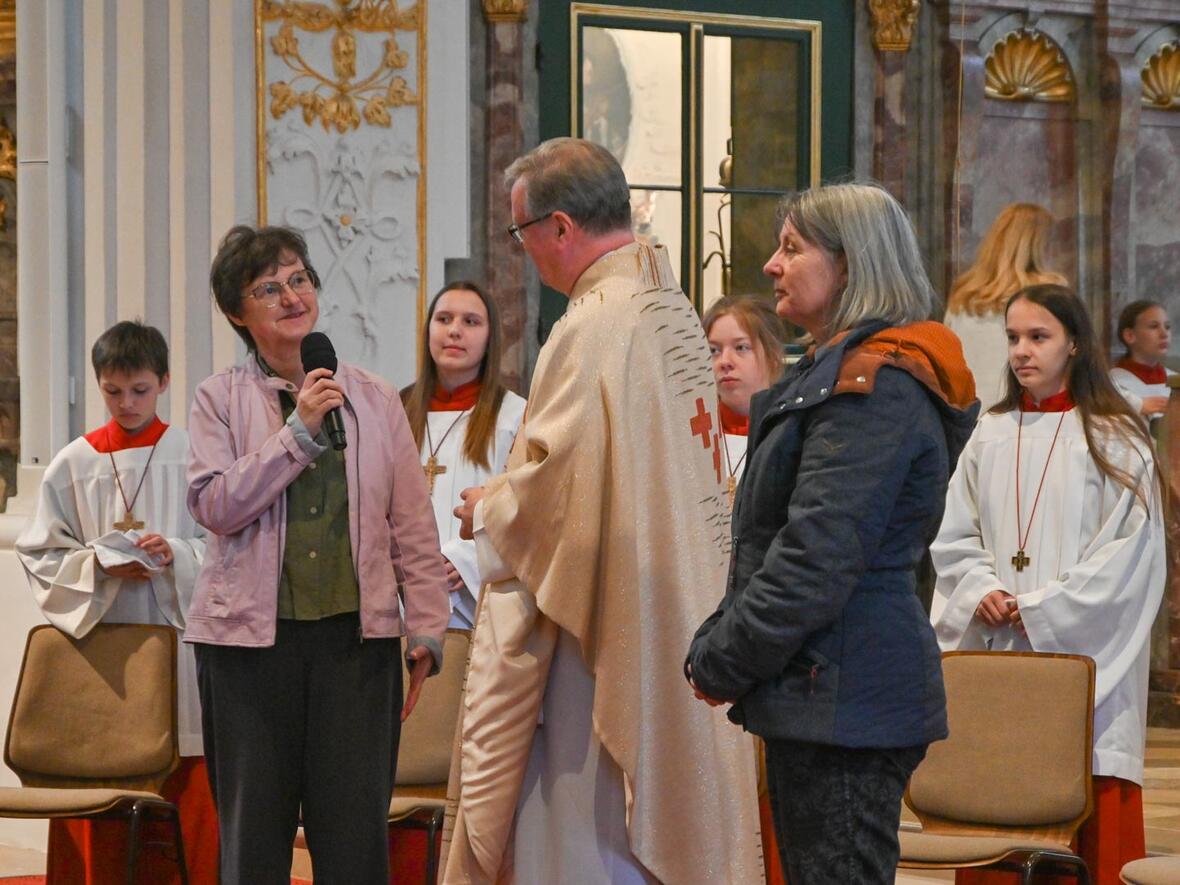 Feier vom letzten Abendmahl in der Hofkirche