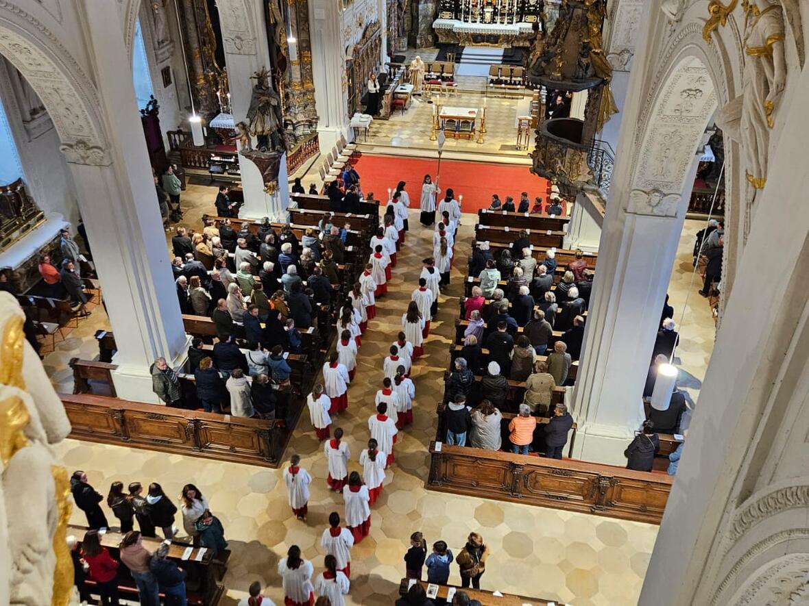 Die Feier vom letzten Abendmahl in der Hofkirche