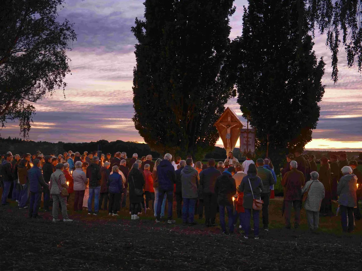 Weihung Wegkreuz am Kahlhofweg