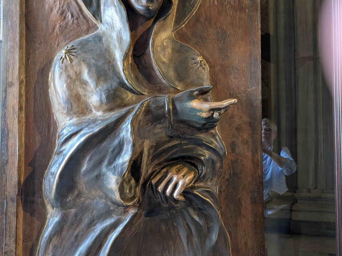 Pilgerreise Rom im Heiligen Jahr Portaltüre in Santa Maria Maggiore