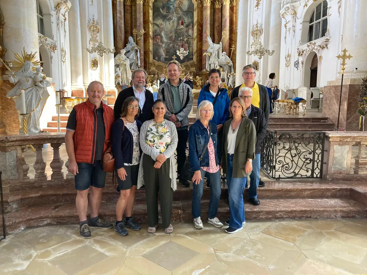 Gruppenbild im Marienmünster Dießen
