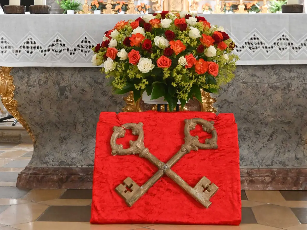 Zum Patrozinium wurde die Pfarrkirche von Mesnerin Margit Ettig festlich geschmückt