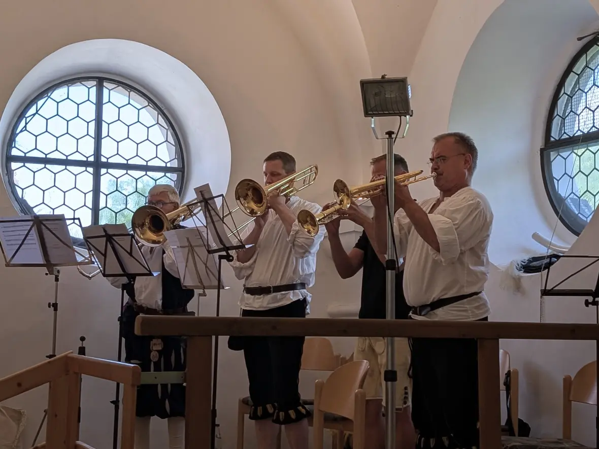 Posaunen und Trompeten sorgten für festlichen "Renaissancesound"