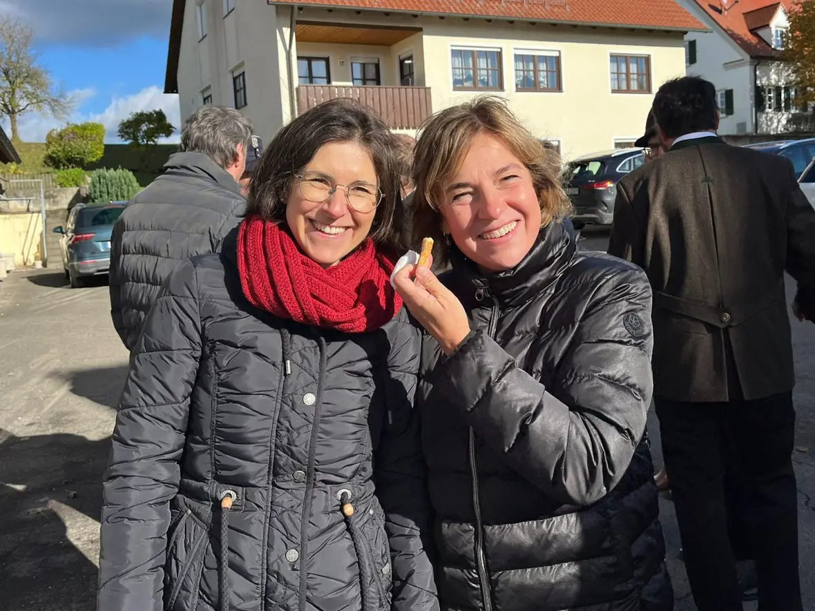 ... und geselligem Austausch.