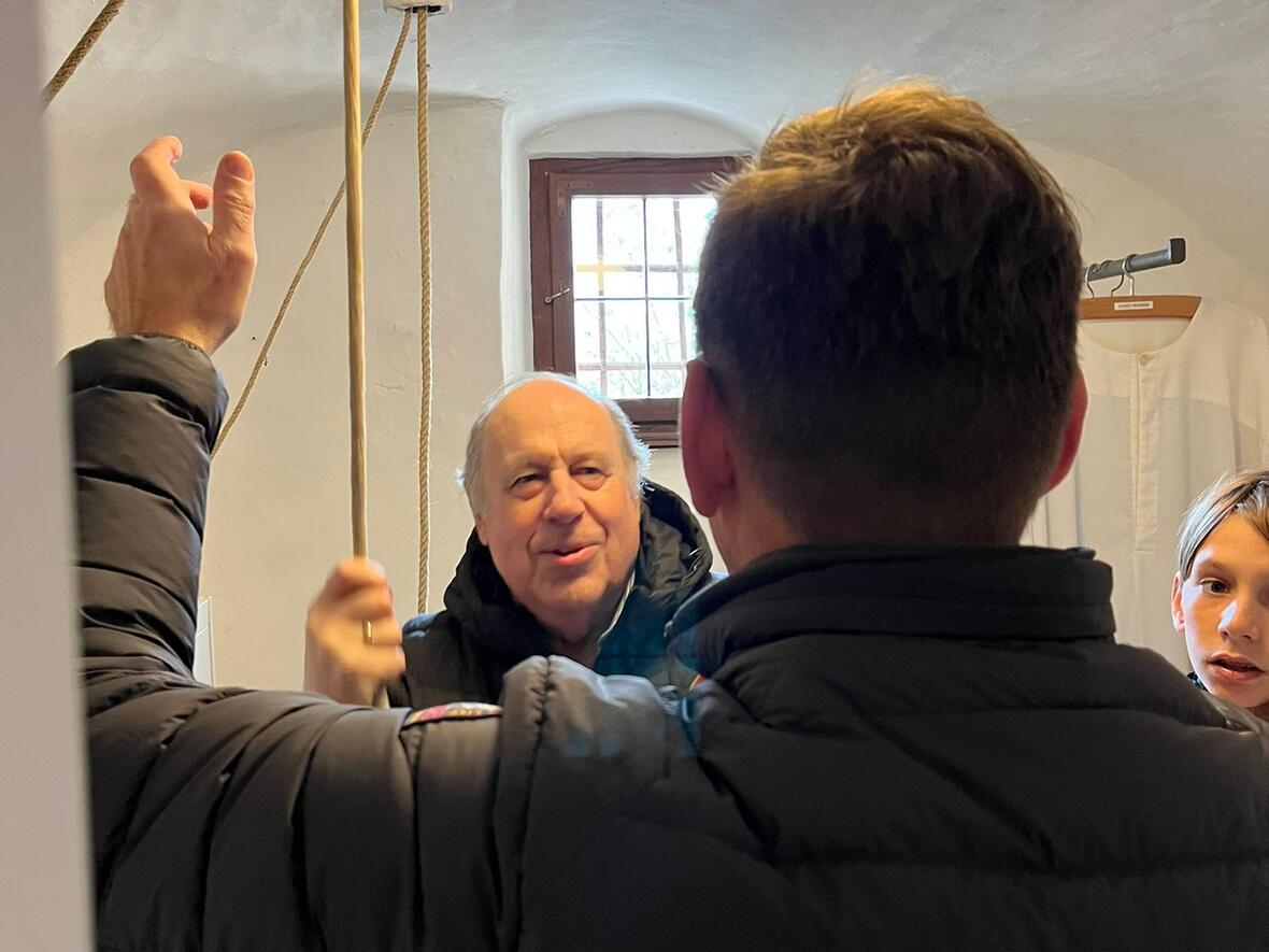 Es wurde schon getestet, ob wirklich alles hält.