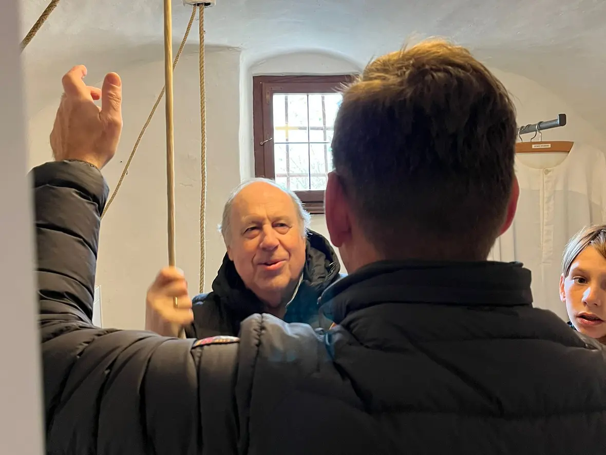 Es wurde schon getestet, ob wirklich alles hält.