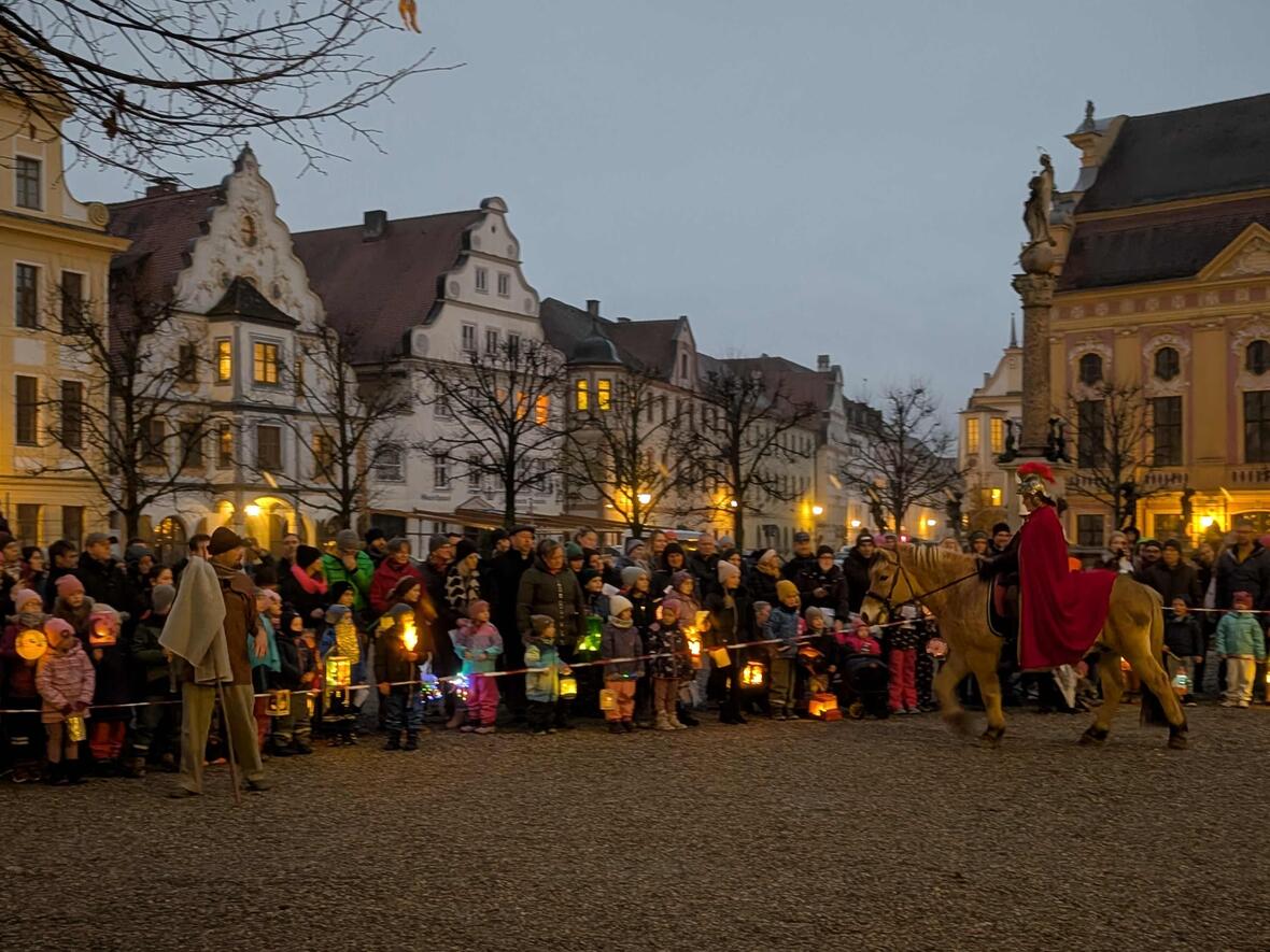 Martinsfeier am Karlsplatz