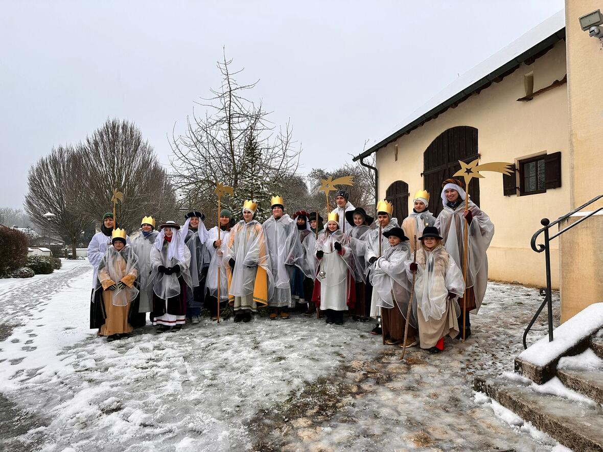 Gruppenbild der Bittenbrunner Sternsinger